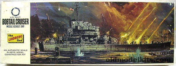 Lindberg 1/160 USS Carronade IFS-1 (Bobtail Cruiser) LSMR US Navy Missile Support Ship, 7310 plastic model kit